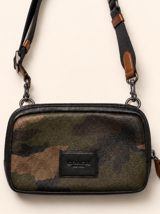Coach Handbags - Coach Gotham C6774 Phone Crossbody Bag Camo Signature Canvas